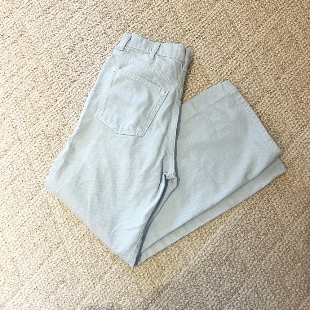 Reformation Cowboy High Rise Jeans -Powder Light Blue - Size 28 - Picture 5 of 10